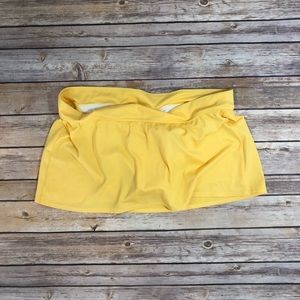 Yellow j crew swim bottoms